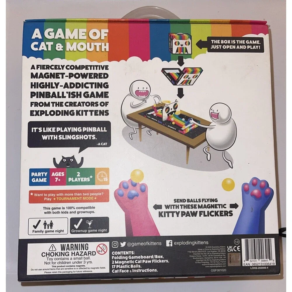 A Game of Cat and Mouth Game By Exploding Kittens 2 Player